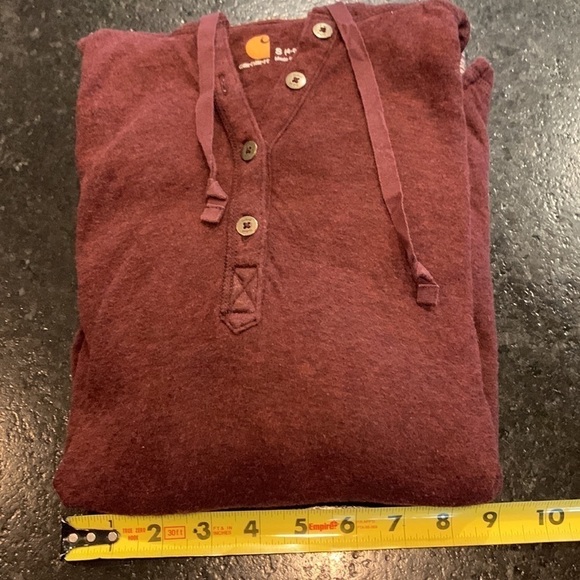 Carhartt hoodie Back to school boys or girls maroon long sleeve hoodies - Picture 9 of 9